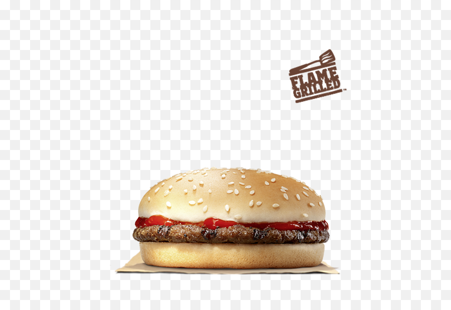 Download Çocuk Menüsü Burger King - Full Size Png Image Pngkit Cheese Burger With Sesame Seed,Burger King Png