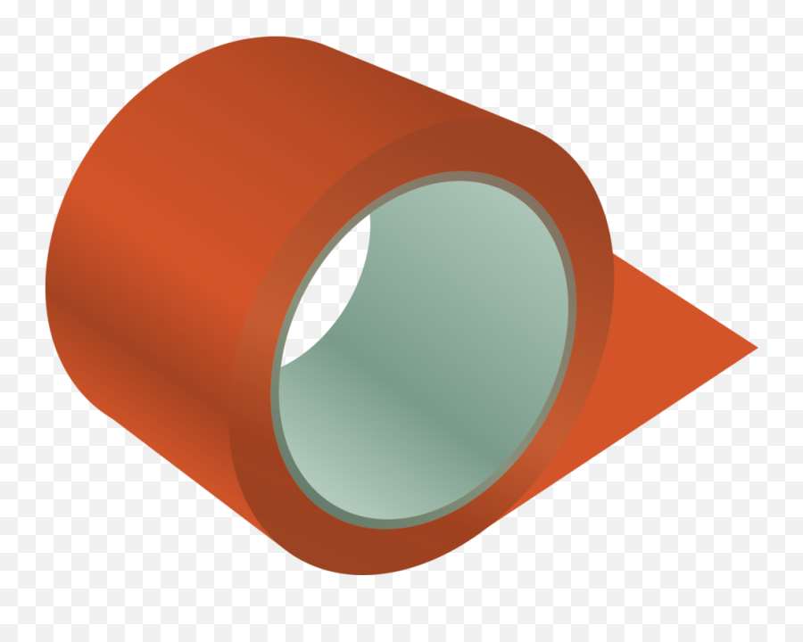 Orange Angle Circle Png Clipart - Roll Of Tape Clipart,Scotch Tape Png