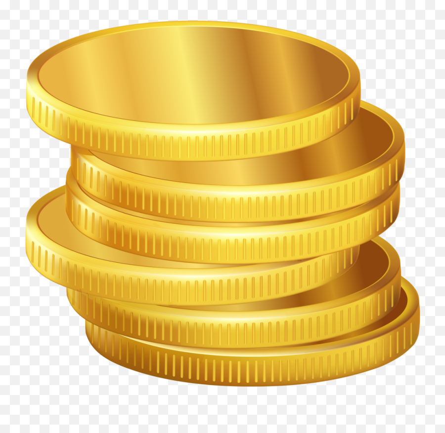 Golden Coins Png Clipart - Gold Coins Clipart Png,Gold Dollar Sign Png