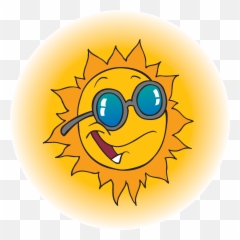 Download Black And White Cartoon Sun Clipart Png