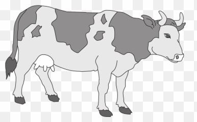 Livestock Animals Clipart Cattle Farm Clip Art Baby - Male Çiftlik Hayvanlar Inek Çizimi Png,Cow Clipart Png