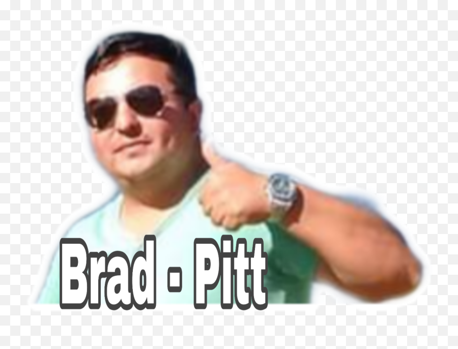 Brad Pitt - Sticker By Liodiazl Photo Caption Png,Brad Pitt Png