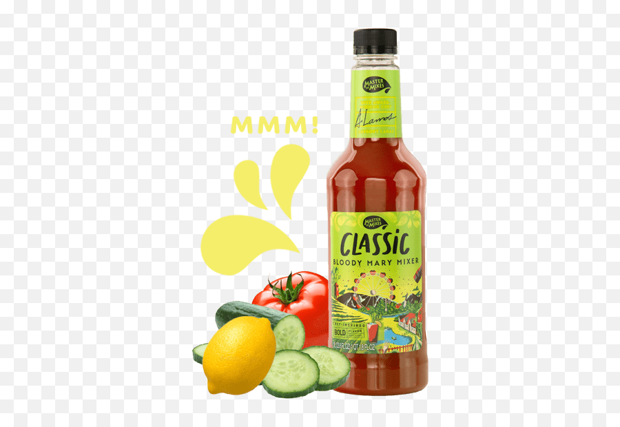 Classic Bloody Mary Mixer - Master Of Mixes Master Mix Bloody Mary Mix Png,Bloody Mary Png