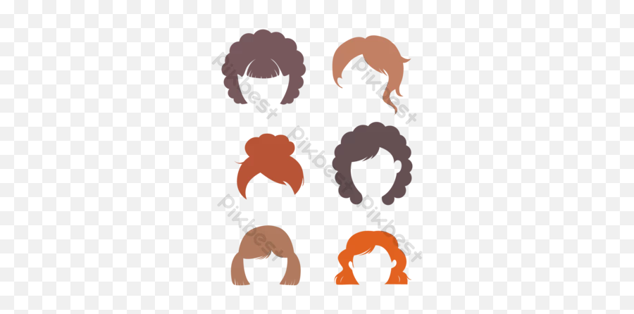 Hairstyle Templates Free Psd U0026 Png Vector Download - Pikbest Hair Design,Cartoon  Hair Png - free transparent png images 