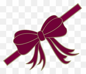 Maroon Ribbon Clip Art - vector clip art online Transparent Wedding Clipart png