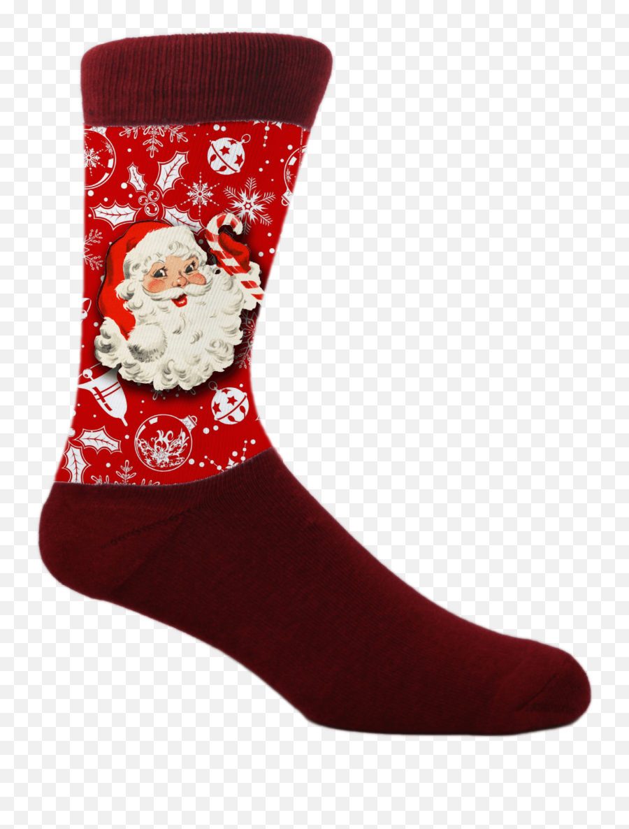 Download Hd Moxy Socks Vintage Santa Clause Christmas Red - For Teen Png,Santa Clause Png