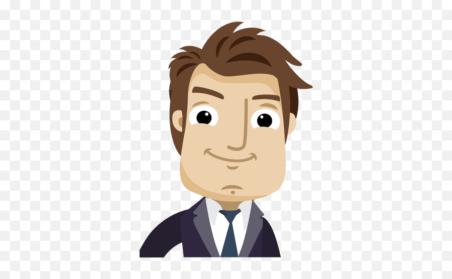 Transparent Png Svg - Business Man Cartoon Face,Person Looking Png