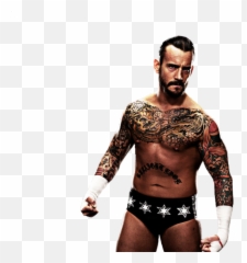 Download Hd Cm Punk Precise Cut Out Touch - Up Tattoo Cm Punk Wwe Champion Png,Cm Punk Png