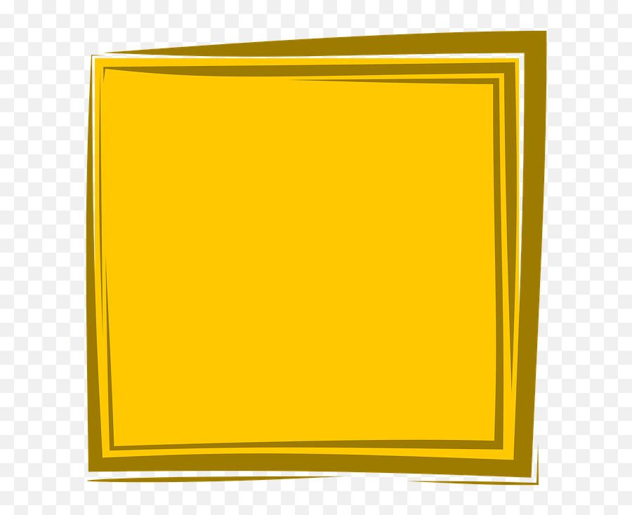 Yellow Frame Background - Khung Nh Màu Vàng Png,Yellow Frame Png