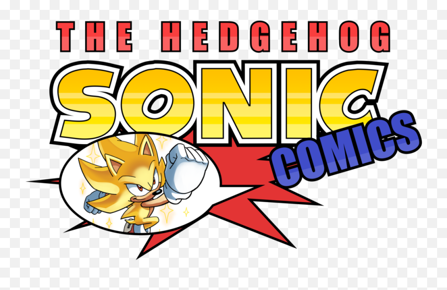 Download The Hedgehog Comics Sonic - Sonic The Hedgehog Comic Logo Png,Sonic Generations Logo