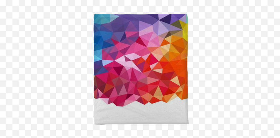 Geometric Rainbow Background Plush Blanket U2022 Pixers - We Live To Change Geometric Rainbow Background Png,Rainbow Background Png