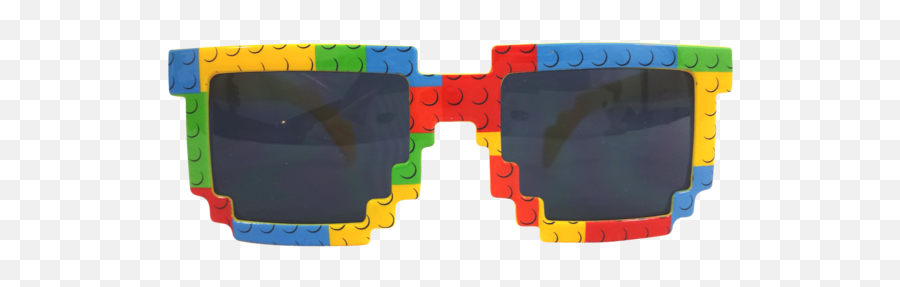 Kids Children 8 - Bit Pixel Sunglasses Pixelated Glasses Boys Block Girls Party Pink Lentes De Fiesta Png,Pixel Glasses Png