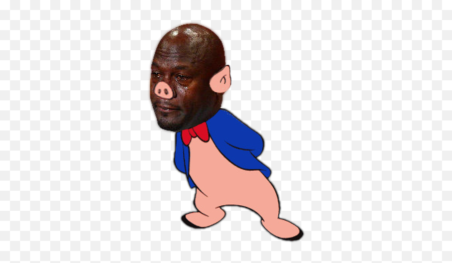 Michael Jordan Porky Pig Png Image - Cartoon Characters That Stutter,Porky Pig Png