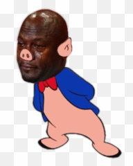 Michael Jordan Porky Pig Png Image - Cartoon Characters That Stutter,Porky Pig Png