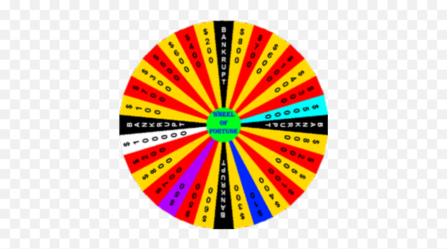 Wheel Of Fortune - Wheel 1000x1000 Roblox Black And White Picture Of Spinning Wheel Png,Wheel Of Fortune Logo