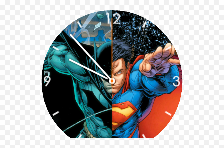 Superman U2013 Watchfaces For Smart Watches - Batman And Superman Wallpaper Comic Png,Batman And Superman Logo