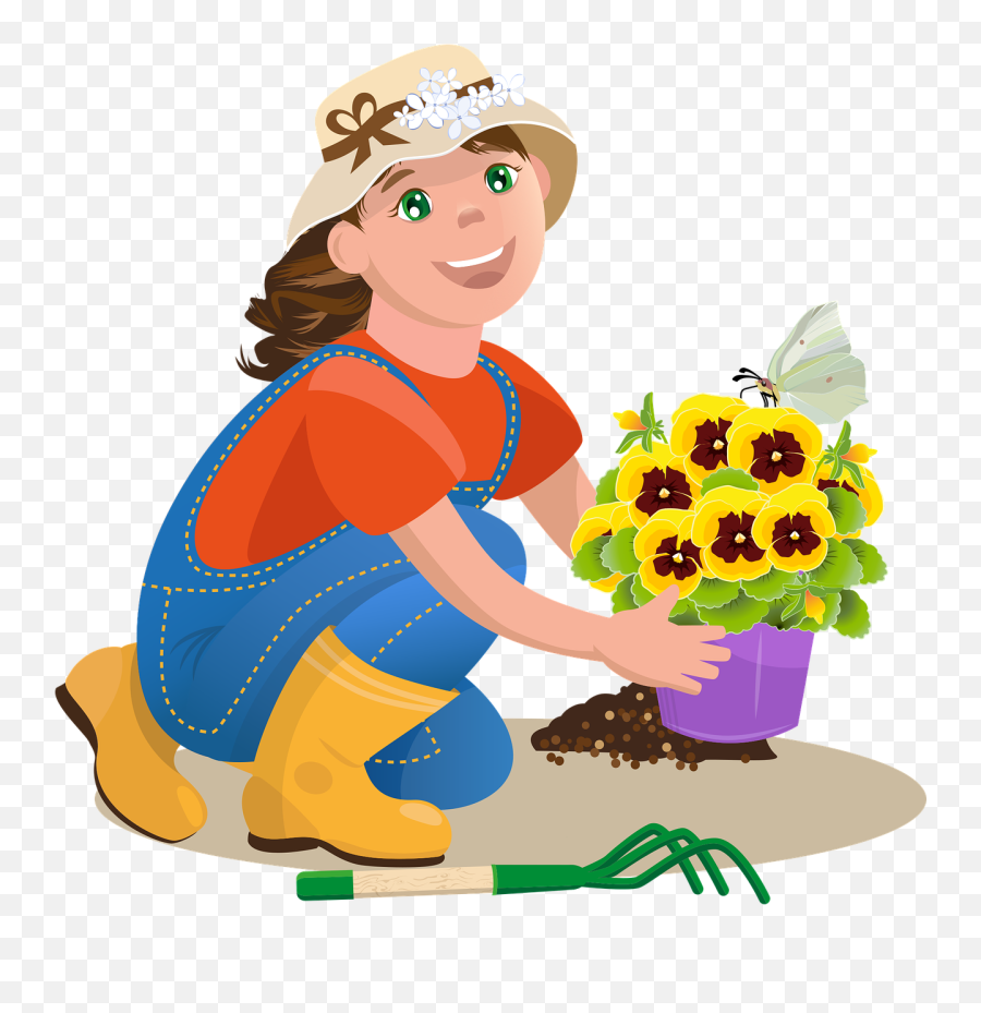 Gardener Garden Spring - Flowerpot Png,Gardener Png