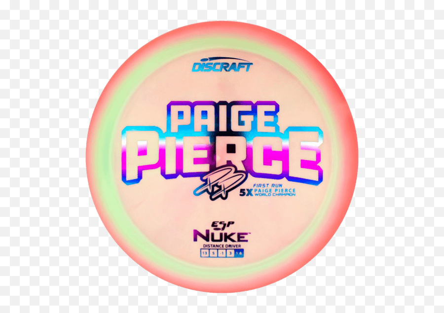 Discraft Paige Pierce First Run 5x Esp Nuke Portal Disc Sports - Language Png,Nuke Transparent