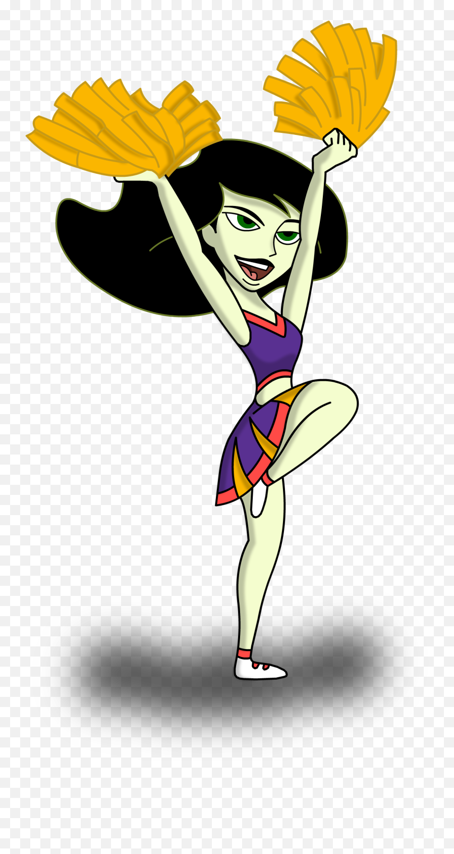 Disney Kim Possible Transparent Png Mart Kim Possible Shego Cheerleader Kim Possible Png