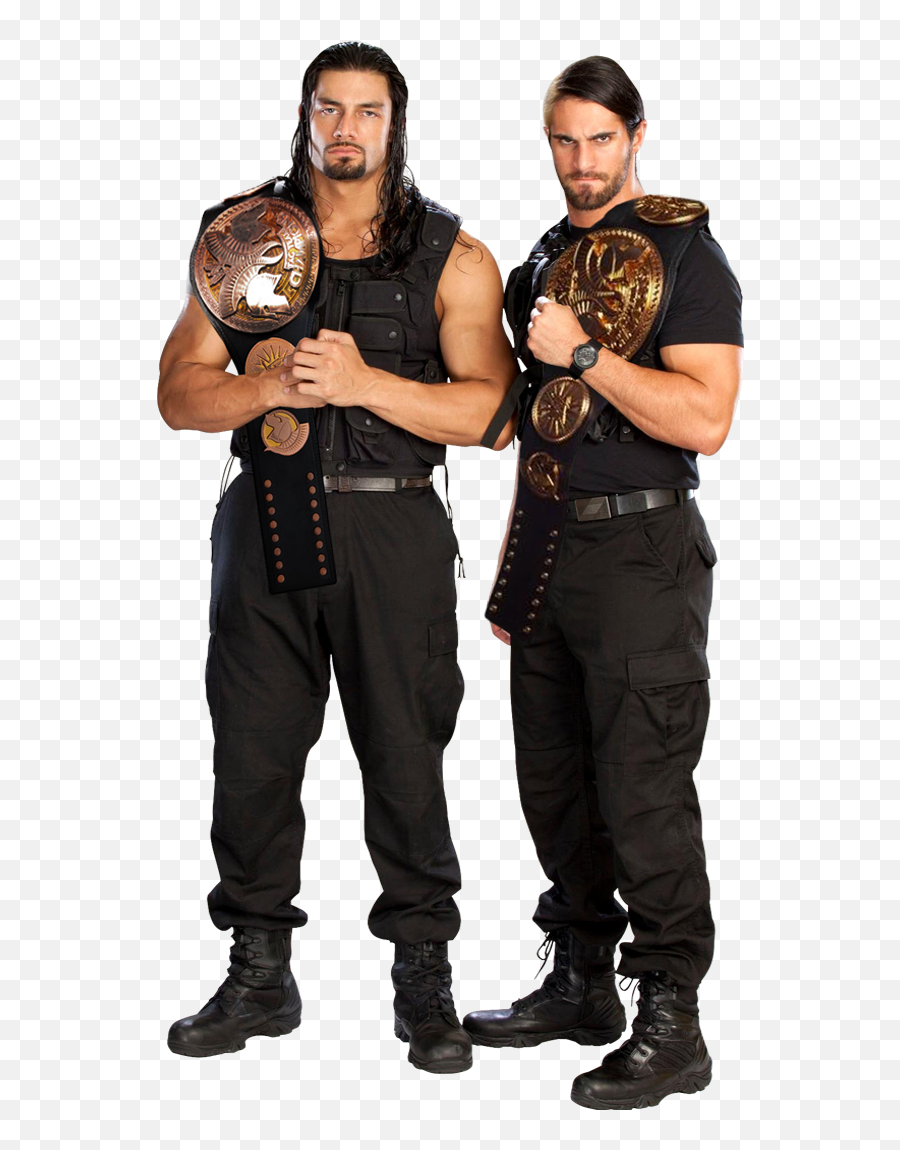 20150402011549274png Png Image 587 1069 Pixels - Roman Reigns Tag Team Champions,Dean Ambrose Png