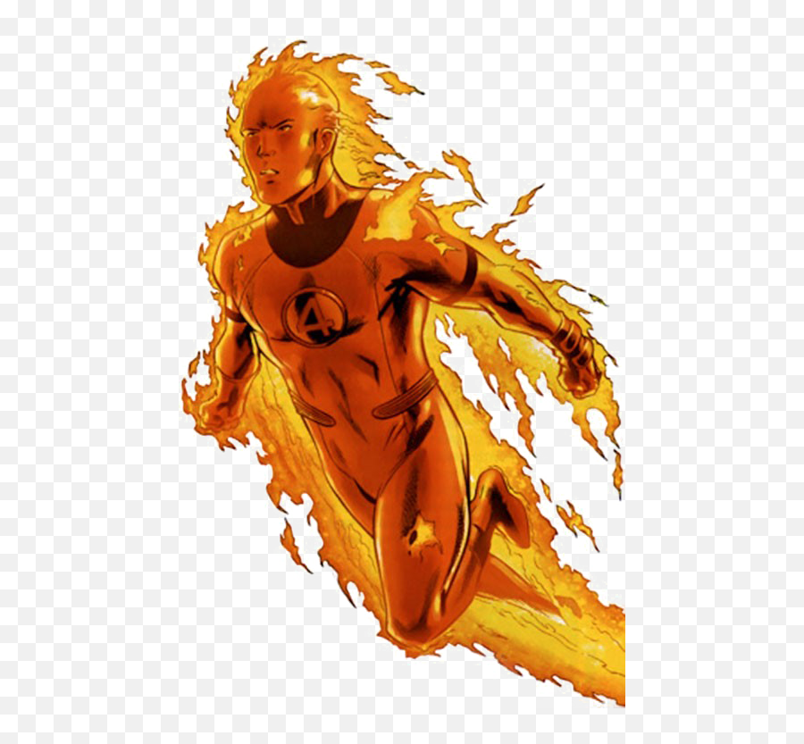 Human Torch Png Images Transparent Background Play - Human Torch Fantastic Four Comics,Torch Png