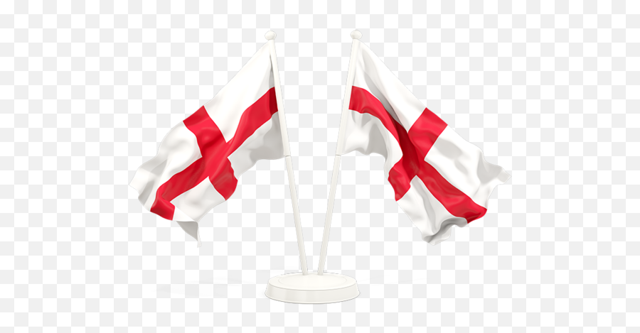 Two Waving Flags Illustration Of Flag England - Waving A England Flag Png,England Flag Icon