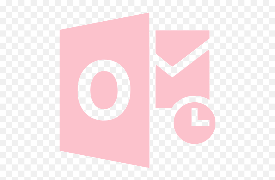 Pink Outlook Icon - Dot Png,Out Of Office Icon