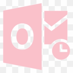 Pink Outlook Icon - Dot png