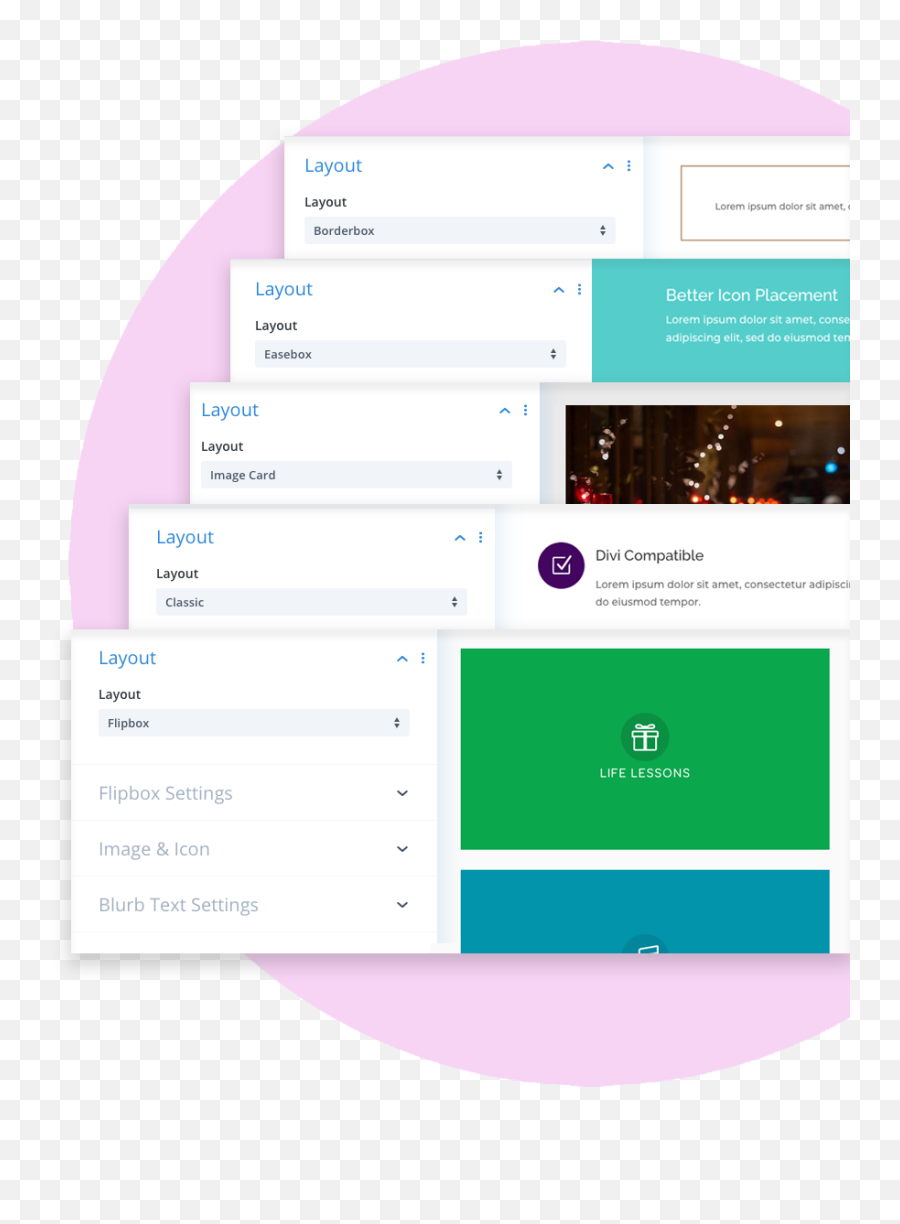Divi Blurb Extended Gets A Feature - Vertical Png,Flip Page Icon
