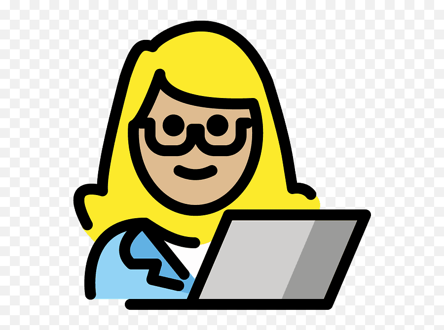 Woman Technologist Emoji Clipart Free Download Transparent - Man Technologist Png,Powtoon Icon