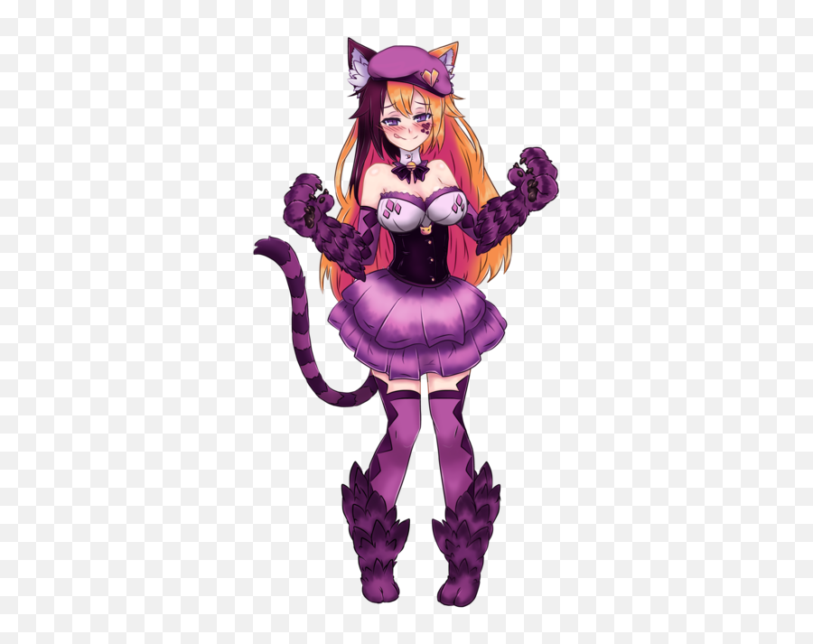 Freetoedit Animegirl 273875687029211 By Murasakinoginga - Cheshire The Monster Cat Girl Png,Cheshire Cat Icon