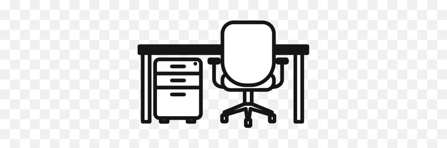 Work From Home Post - Covid Workplace Poppin Office Chair Png,Table Work Icon