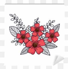 Wall Mural Beautiful Flowers Decorative Icon - Pixersus Flower Png,Poinsettia Icon