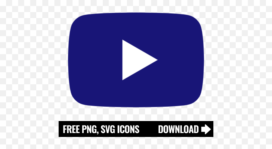 Free Youtube Logo Dark Blue Icon Symbol Png Svg Download - Png Dark Blue Youtube Icon,Youtbe Icon