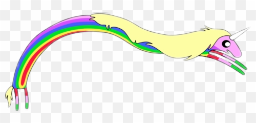 Unicornio Unicórnio Adventuretime Advent - Adventure Time Rainbow Unicorn Png,Adventure Time Transparent