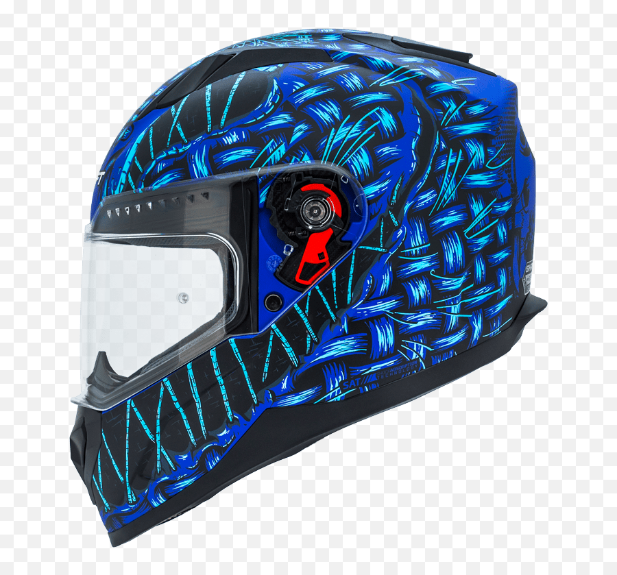 Casco Shaft Scarcrow Azul Matte Hebotech - Motorcycle Helmet Png,Rodilleras Para Moto Icon