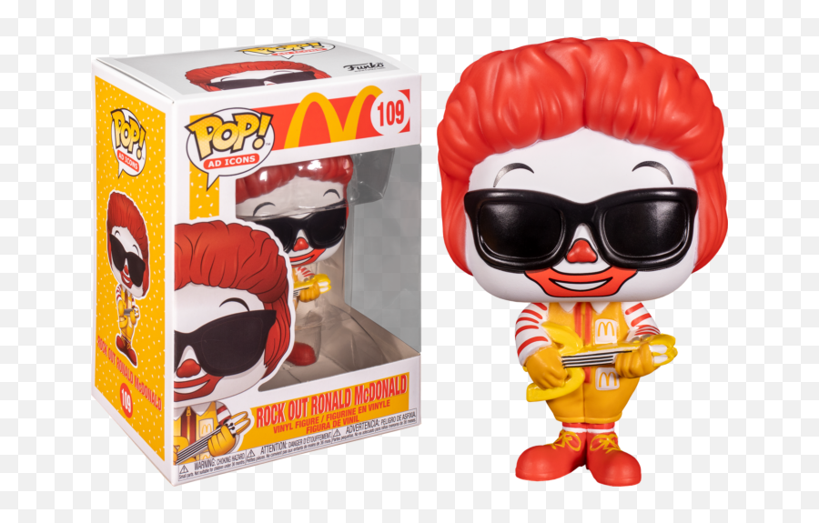 Mcdonaldu0027s - Ronald Rock Out Pop Vinyl Ronald Mcdonald Pop Vinyl Png,Chi Chi Icon Dragon Ball