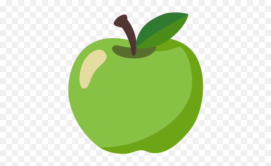 Green Apple Emoji - Emoji Apple Png,Green Android Icon