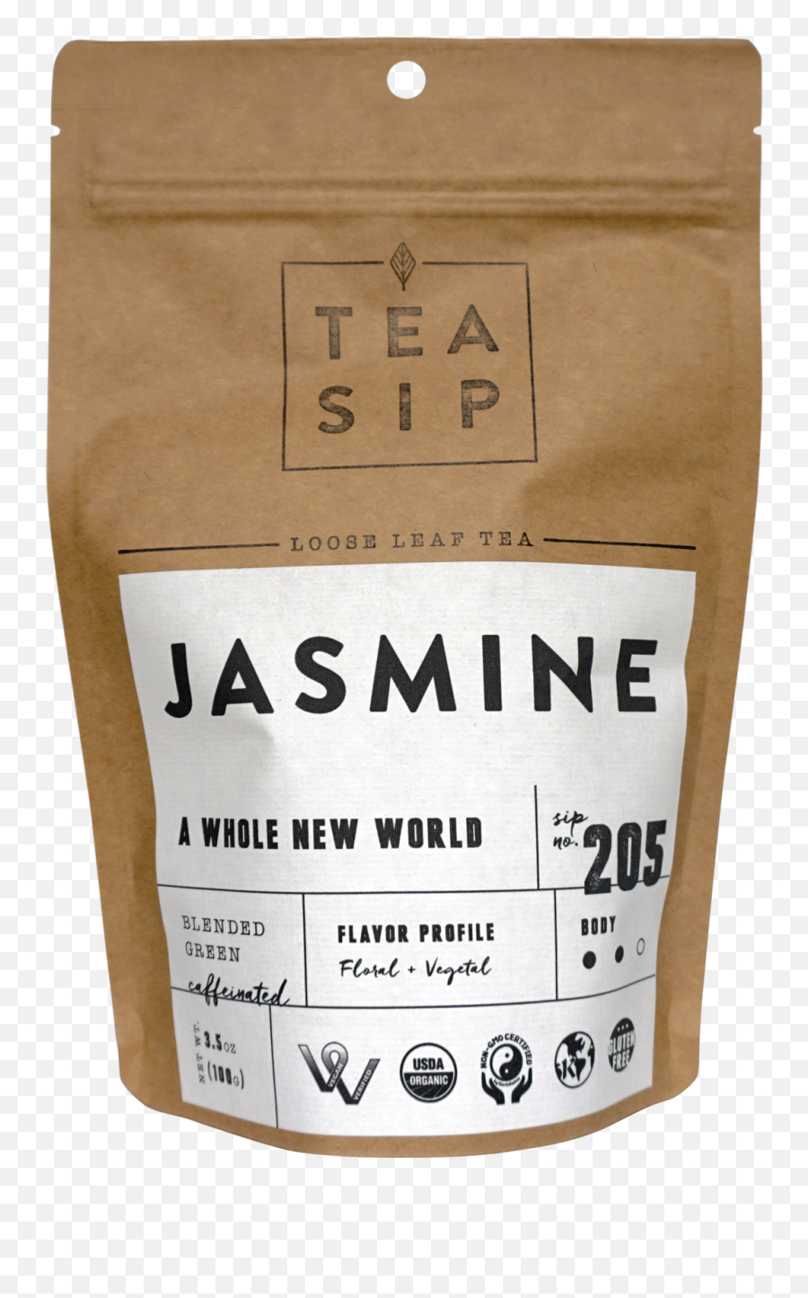 Jasmine Loose Leaf Organic Green Tea U2013 Sip - Packet Png,Mailbag Icon Png