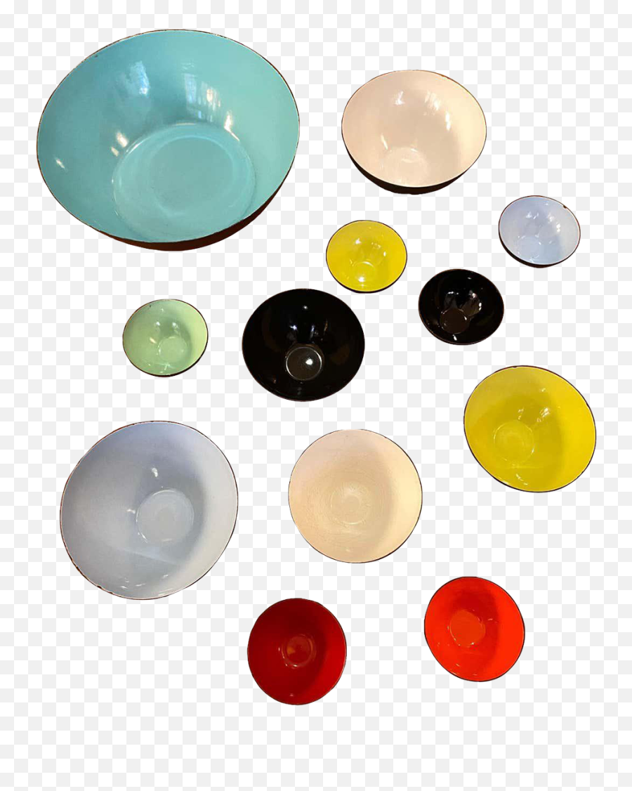 Danish Modern Krennit Bowls - Set Of 12 Png,Danish Icon