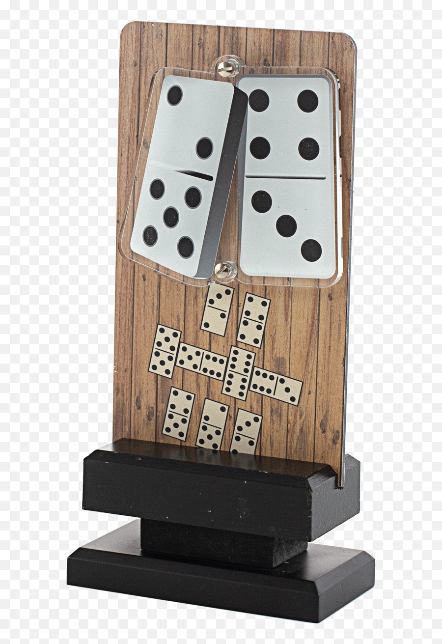 Woodmethacrylate Domino Trophy - Plywood Png,Dominoes Png