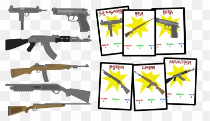Vector Illustration Firearms - Firearm Png,Uzi Png