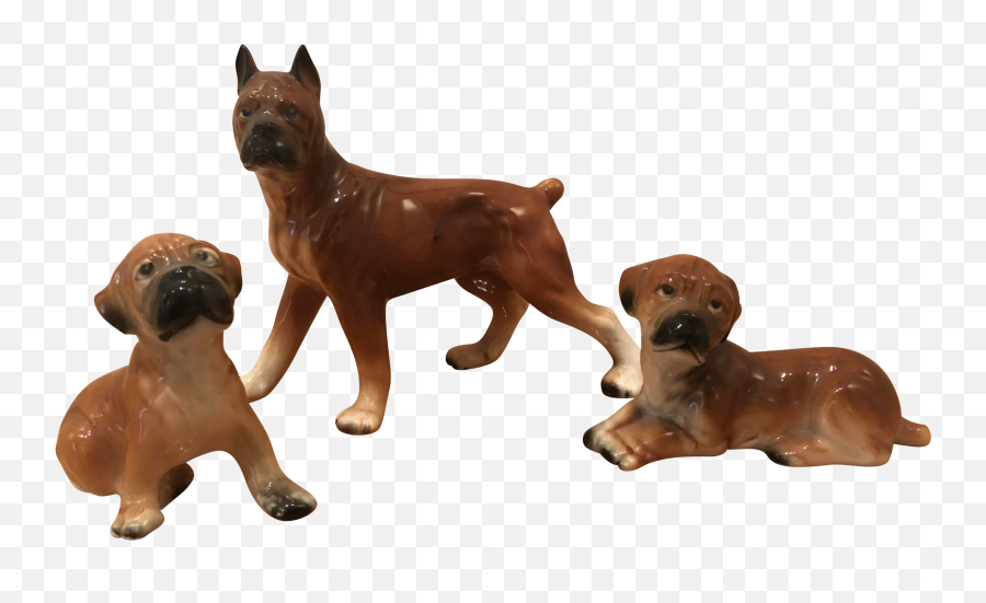 Download Vintage Boxer Dog Figurines - Boxer Png Image With Boxer,Boxer Png