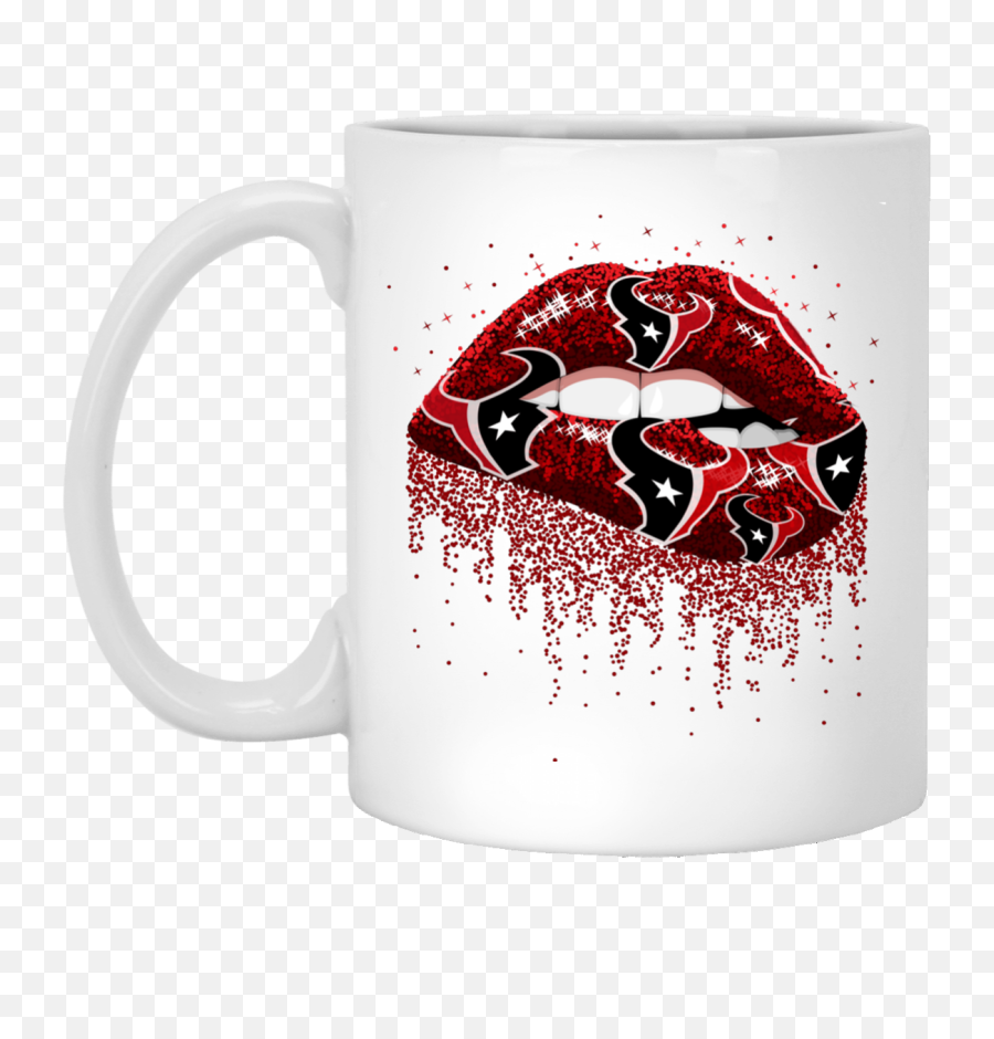 Download Lip Houston Texans Mugs - Dripping Glitter Lips Png,Houston Texans Png