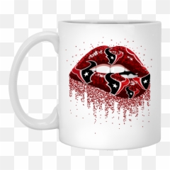 Download Lip Houston Texans Mugs - Dripping Glitter Lips Png,Houston Texans Png