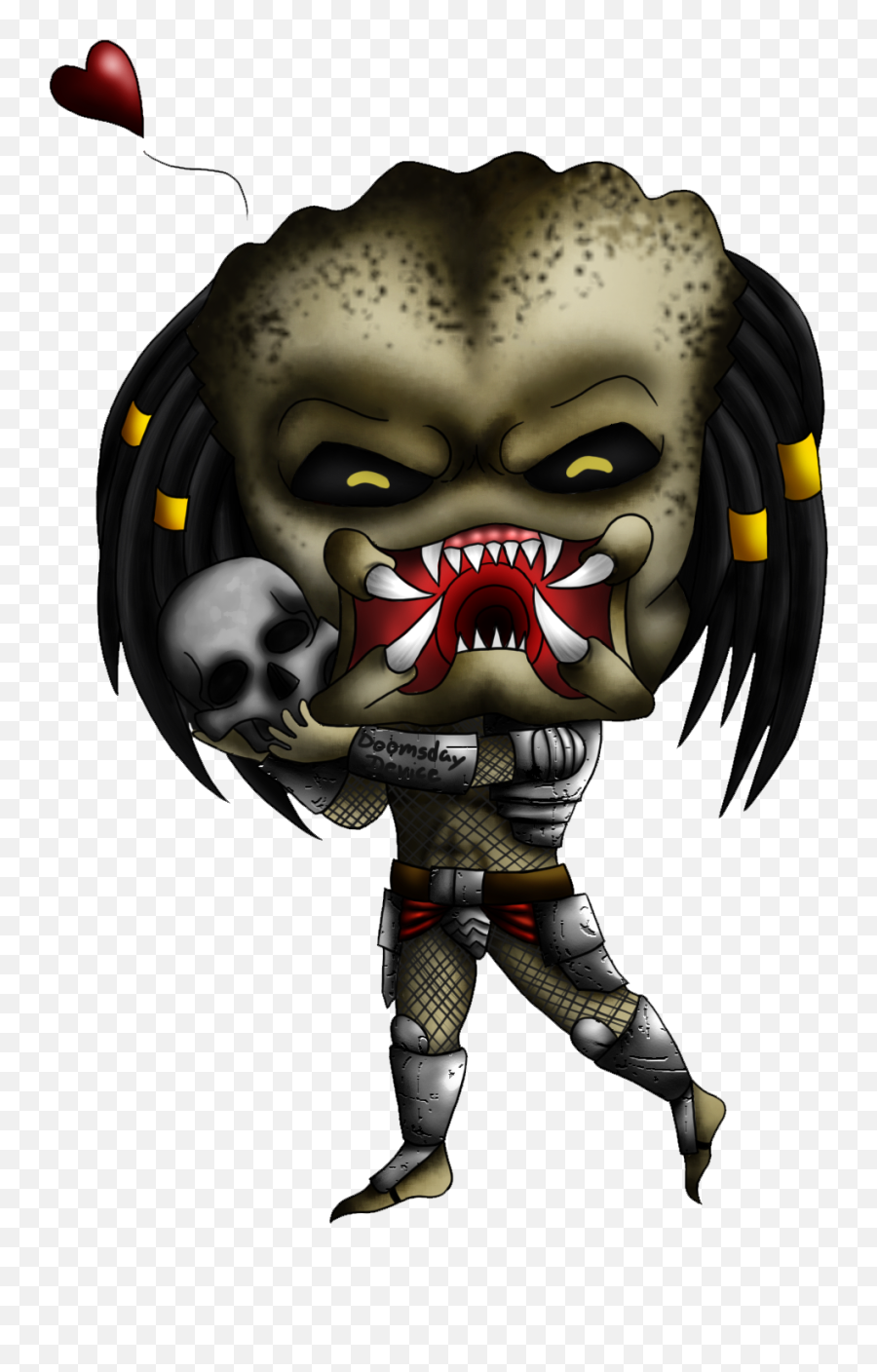 Download Predator Png Image For Free - Cute Chibi Predator,Doomsday Png