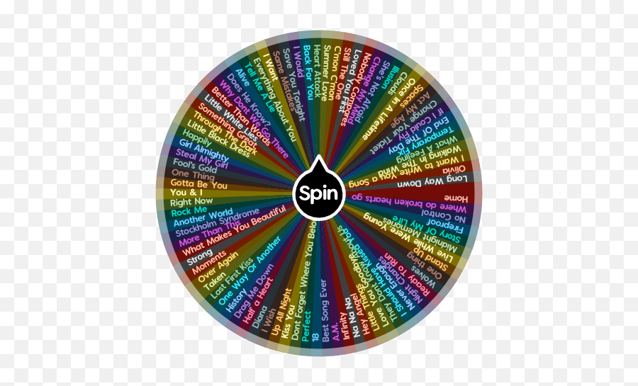One Direction Songs Spin The Wheel App - Hmtg Unsri Png,One Direction Png