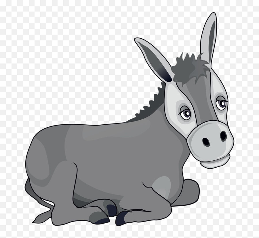 Donkey Christmas Clip Art - Tummy Donkey Png Download 791 Nativity Donkey Clipart,Donkey Png