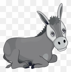Donkey Christmas Clip Art - Tummy Donkey Png Download 791 Nativity Donkey Clipart,Donkey Png
