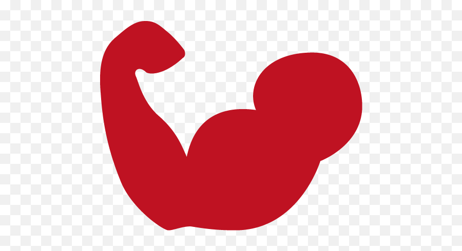 Download Bicep Strength Red256 X 256 - Biceps Icon Full Muscle Png Vector,Bicep Png